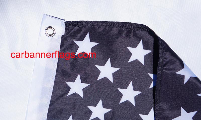 Thin Blue Line USA American Flag-3x5 Blue Lives Matter USA American Police Flags-Honoring Law Enforcement Officers Banners