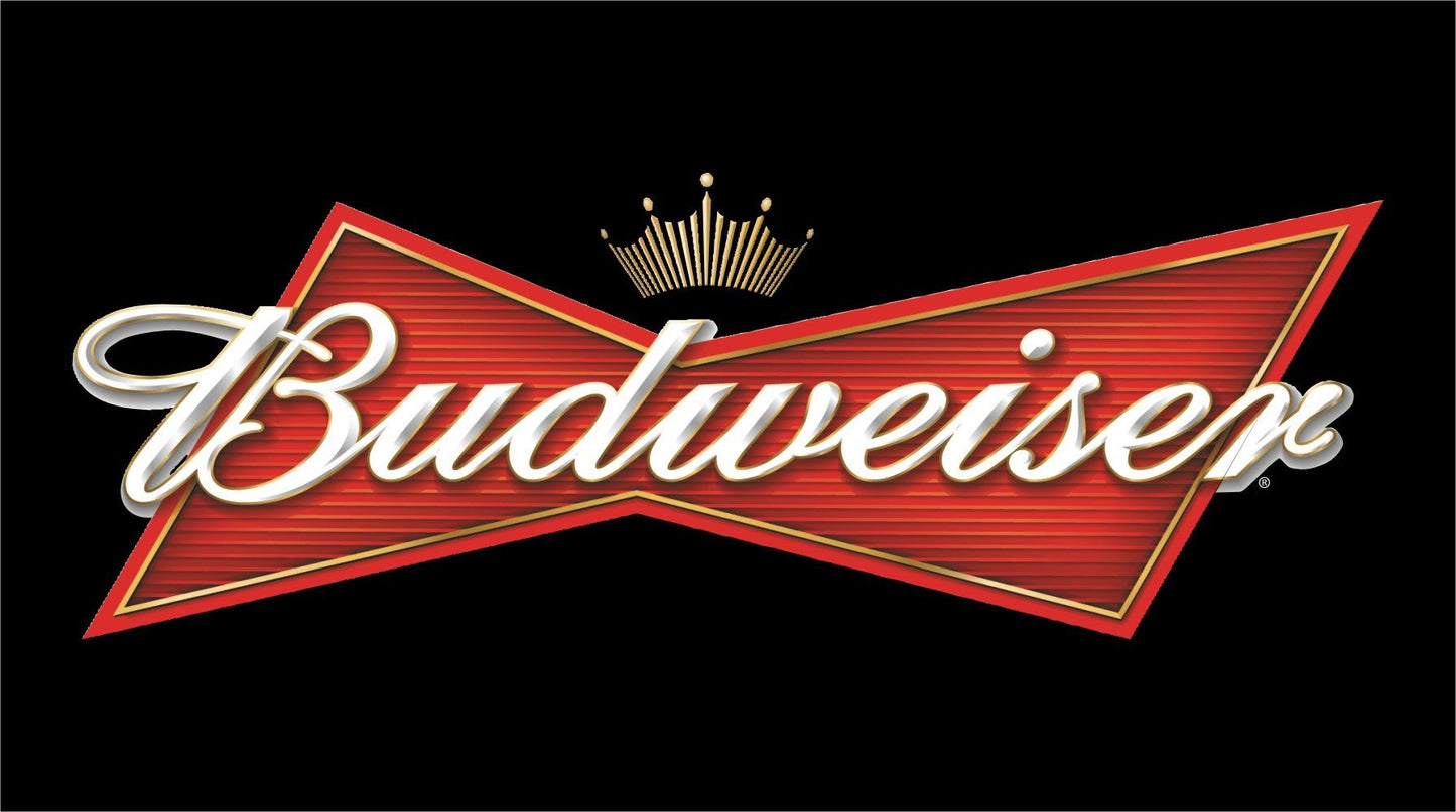 Budweiser Flag-3x5 Banner-100% polyester-bud light with can