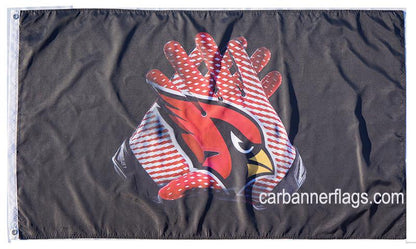 Arizona Cardinals Flag-3x5 NFL Arizona Cardinals Flag Banner-100% polyester-Camouflage-Gloves-Shine-Stripes