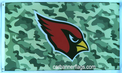 Arizona Cardinals Flag-3x5 NFL Arizona Cardinals Flag Banner-100% polyester-Camouflage-Gloves-Shine-Stripes