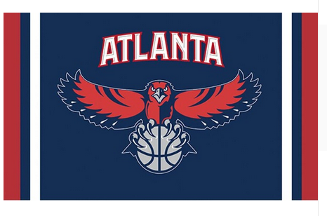 Atlanta Hawks Flag-3x5ft NBA Hawks Banner-100% polyester