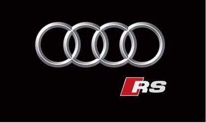 Audi Flag-3x5 FT-100% polyester-Quattro Banner-Checkered