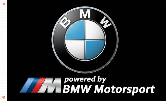 Custom BMW Motorsport Flag-3x5 FT Banner-100% polyester-2 Metal Grommets