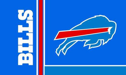 Buffalo Bills Flag-3x5 NFL Buffalo Bills Flag Banner-100% polyester-Stripes-Champions