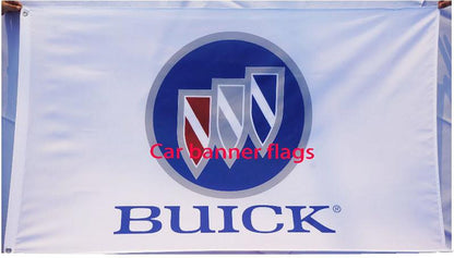 Buick flag-3x5-100% polyester-checkered Banner
