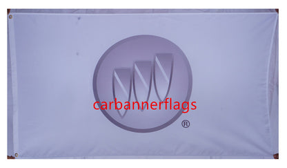 Buick flag-3x5-100% polyester-checkered Banner