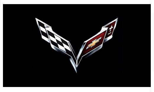 Chevrolet Corvette Flag-3x5 Checkered Banner-Metal Grommets