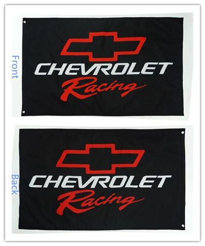 Chevrolet flag-3x5 Chevy Racing Banner- 1 sided and double sided