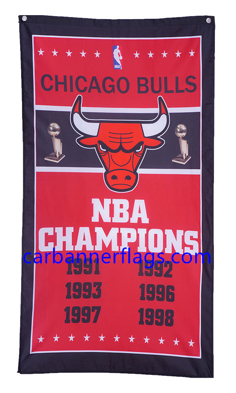 Chicago Bulls Flag-3x5 NBA Bulls Banner-100% polyester