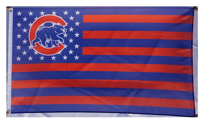 Chicago Cubs Flag-3x5Ft MLB Cubs Banner-100% polyester