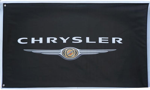 Chrysler Flag-3x5 Banner-Black-100% polyester