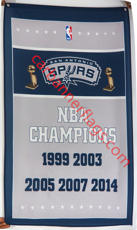 San Antonio Spurs Flag-3x5FT NBA Spurs Banner-100% polyester