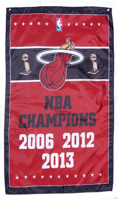 Miami Heat Flag-3x5 NBA Banner-100% polyester
