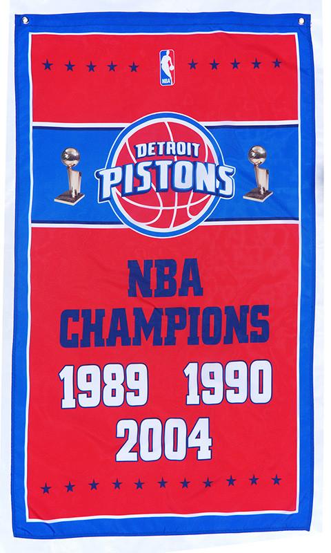 Detroit Pistons Flag-3x5 NBA Pistons Banner-100% polyester