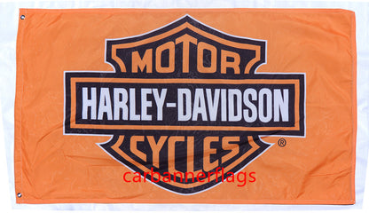 Harley Davidson FLAG BANNER LEGENDARY-3x5 motorcycles banner-100% polyester