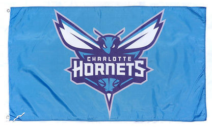 Charlotte Hornets Flag-3x5FT NBA Hornets Banner-100% polyester