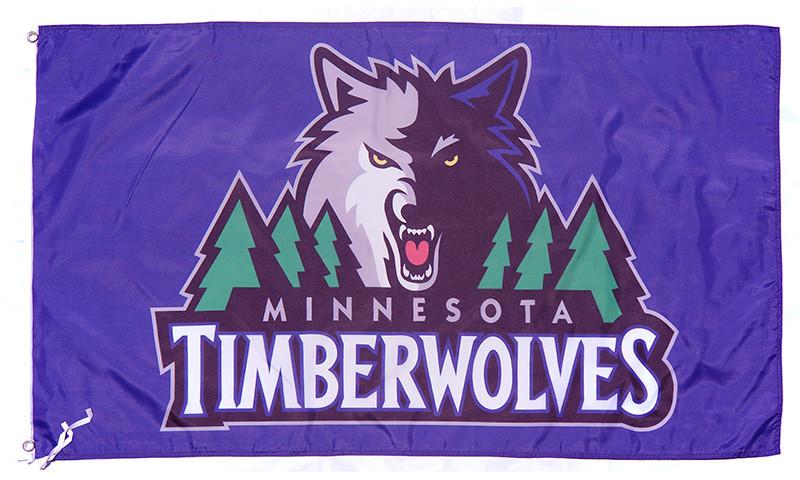 Minnesota Timberwolves Flag-3x5 Banner-100% polyester