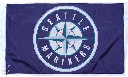 Seattle Mariners Flag-3x5 Banner-100% polyester