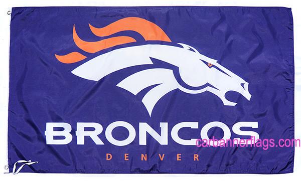 Denver Broncos Flag-3x5 NFL Banner-100% polyester