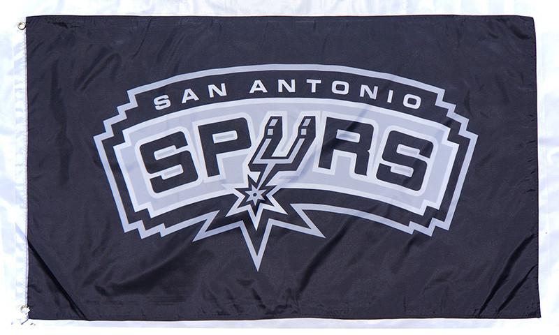 San Antonio Spurs Flag-3x5FT NBA Spurs Banner-100% polyester