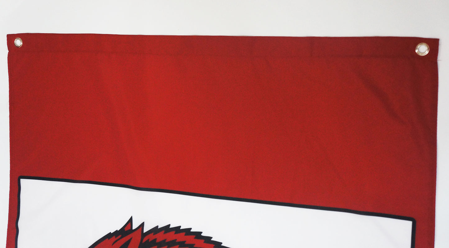 NCAA Arkansas Razorbacks flag 100% polyester  Arkansas University banner 90*150CM