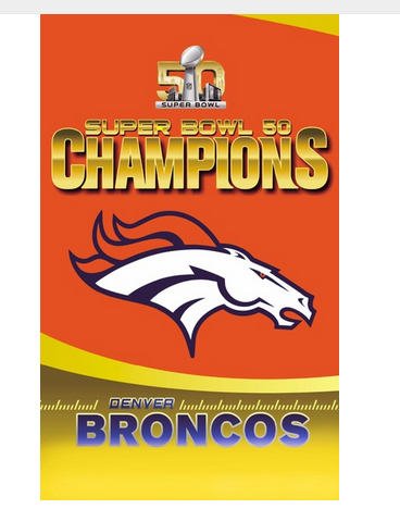 Denver Broncos Flag-3x5 NFL Banner-100% polyester