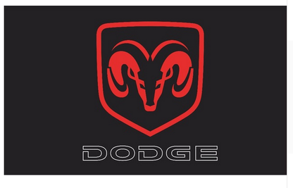 Dodge Flag-3x5 checkered banner-Viper-RAM-Trucks-Charger-Alex-Challenger-Super bee