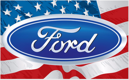 Ford Flag-3x5ft Digital Printing 100% Polyester-Checkered Banner-for Saleen-Mustang-Shelby-Cobra-Cortina