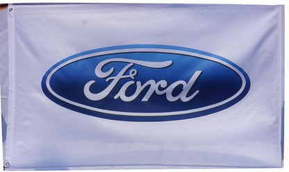 Ford Flag-3x5ft Digital Printing 100% Polyester-Checkered Banner-for Saleen-Mustang-Shelby-Cobra-Cortina