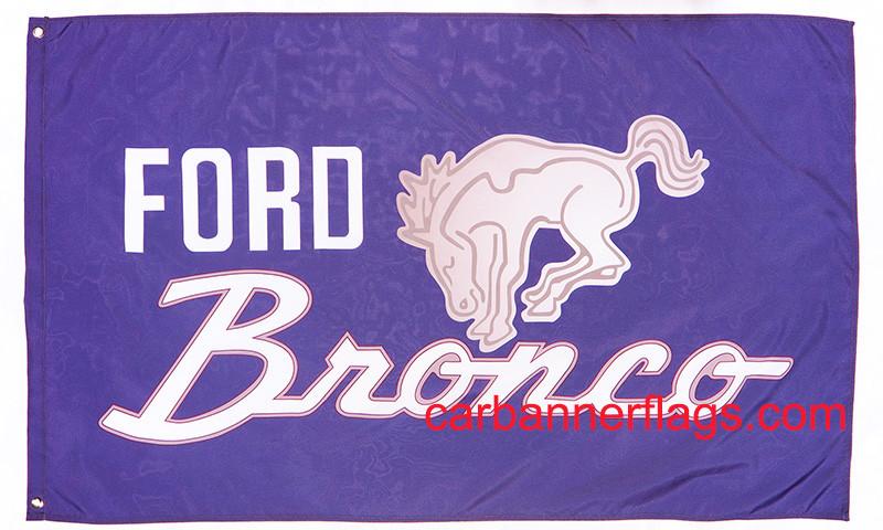 Ford Bronco Flag-3x5 Banner-100% polyester