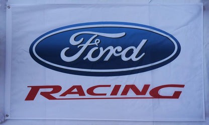 Ford Flag-3x5ft Digital Printing 100% Polyester-Checkered Banner-for Saleen-Mustang-Shelby-Cobra-Cortina