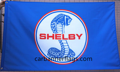 Ford Shebly Flag-3x5 FT Banner-100% polyester-2 Metal Gromme Shelby Cobra banners