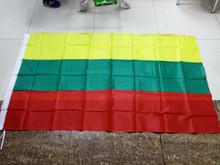 Lithuania national flag,100% polyster,90*150CM, Republic of Lithuania banner
