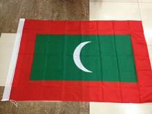 Maldives national flag,The Republic of Maldives polyster banners,90*150CM