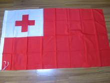 Tonga national flag,100% polyster The Kingdom of Tonga flags 90*150CM Tonga banner