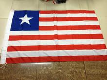 Liberia national flag polyster 90*150CM Republic of Liberia banners