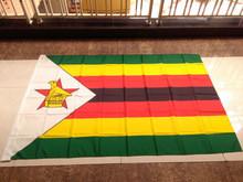 Zimbabwe national flag 100% polyster the Republic of Zimbabwe flags 90*150CM Zimbabwe banner