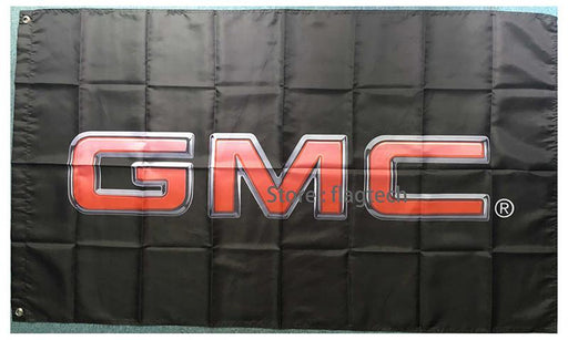 GMC Flag-3x5 FT-100% polyester Banner-Black