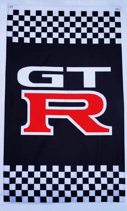 Nissan GTR Flag-3x5-GTR XU Banner-100% polyester