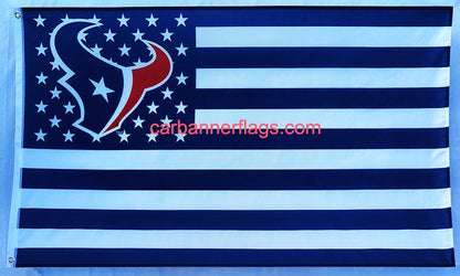 Houston Texans Flag-3x5 new NFL Houston Texans Banner-100% polyester-man cave-stripes-gloves-garden flags