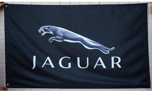 Jaguar Flag-3x5 FT-100% polyester Banner-Green-Black