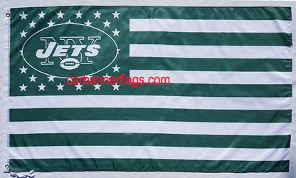 New York Jets Flag-3x5 NFL Banner-100% polyester