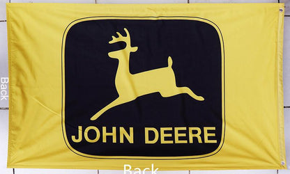 John deere flag-3x5 FT-100% polyester-Banner-one sided & 2 sided