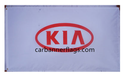 Kia flag for car Kia free shipping 100% polyester 90X150 CM size