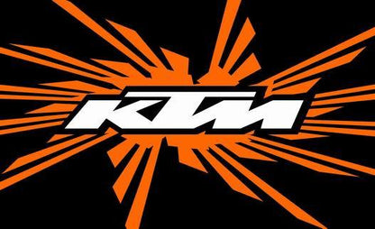 KTM Flag-3x5 Racing Banner-100% polyester-Black
