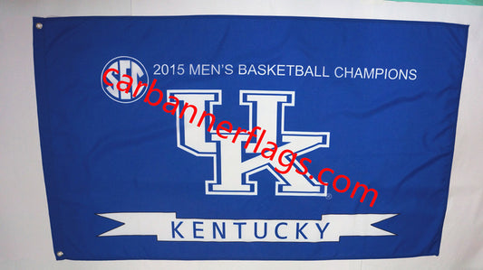 NCAA UK Kentucky Flag  Men's Basketball National Champions Kentucky Wildcats Flag ,90*150cm 100% Polyester UK Banner