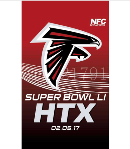 Atlanta Falcons Flag-3x5 NFL Falcons Banner-100% polyester