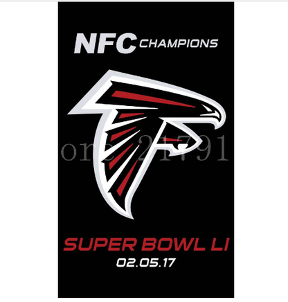 Atlanta Falcons Flag-3x5 NFL Falcons Banner-100% polyester