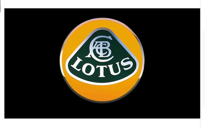 Lotus Flag-3x5 Checkered Lotus Banner-100% polyester-Green