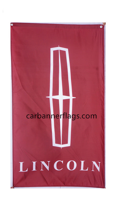 Lincoln Flag-3x5 Banner-Metal Grommets